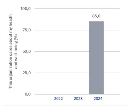 Graph of novo health performance for 2024